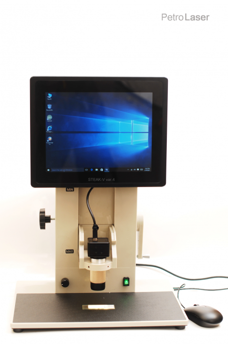 Trichinelloscope Steak-V var III with digital HD camera and LCD screen