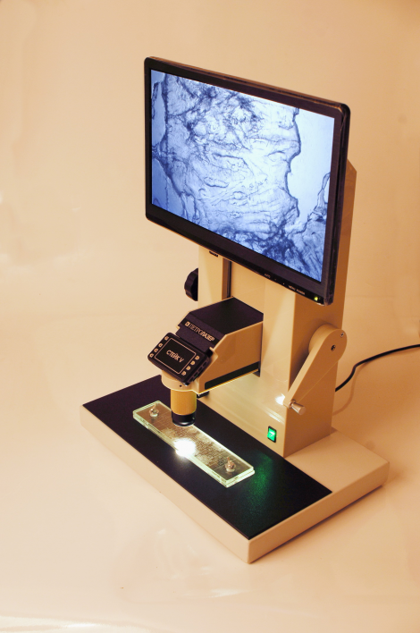 Trichinelloscope Steak-V var III with digital HD camera and LCD screen